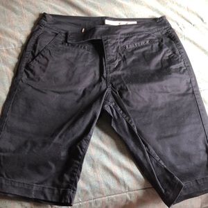 Black Bermuda shorts